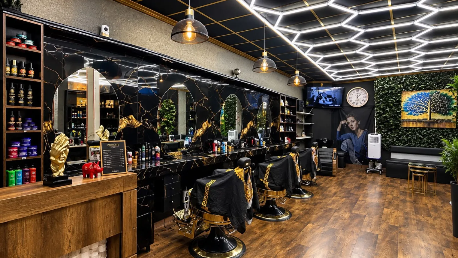 Blick in den Nice Style Barbershop in Eppingen